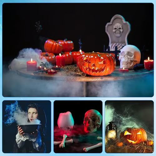 💨 ORA 50% DI SCONTO! ⚡ Macchina per nebbia a ultrasuoni con 12 LED – Produce nebbia fresca e luci colorate – Ideale per umidificatori, fontane o decorazioni di Halloween – Funziona silenziosamente sott'acqua 💧✨