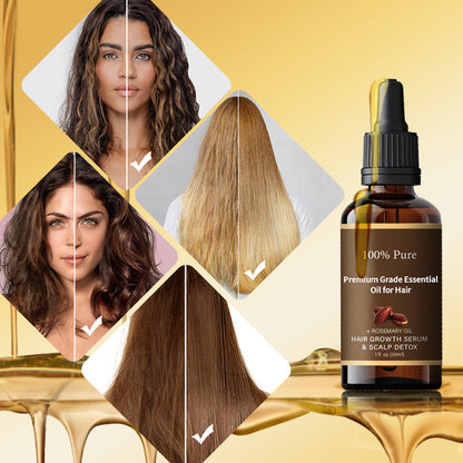 🌿Olio essenziale di alta qualità per capelli