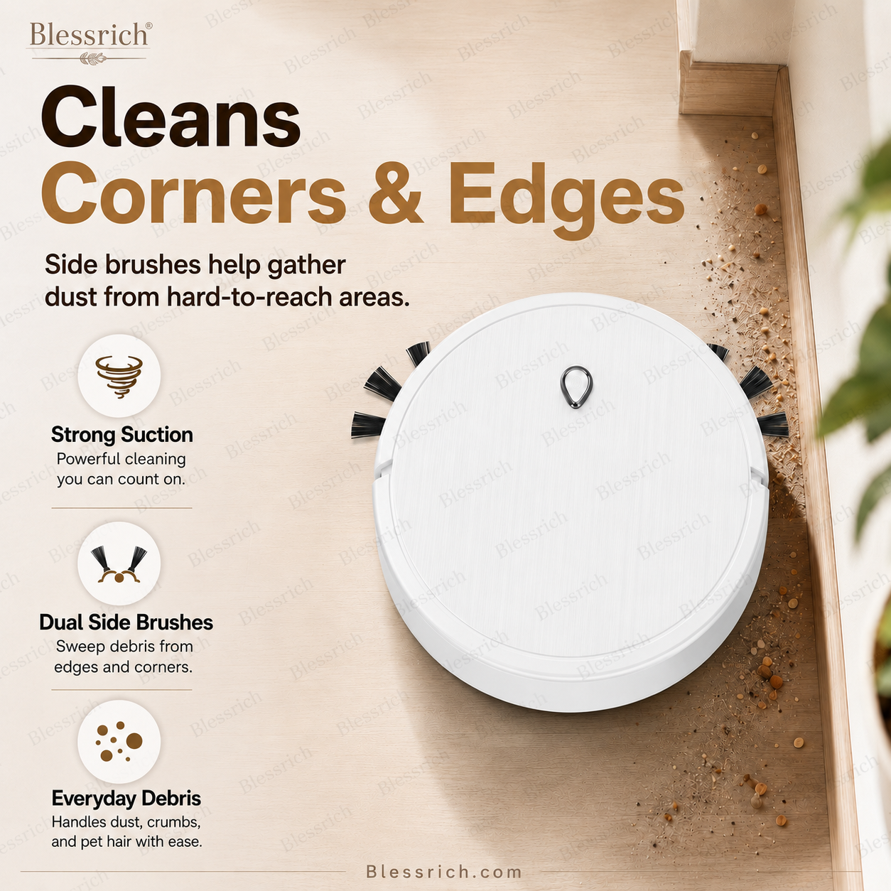 SmartSweep™ 3‑in‑1 Robot Cleaner