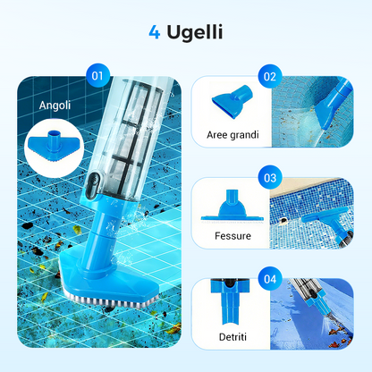 🌊Aspirapolvere portatile senza fili 3 in 1 per piscine