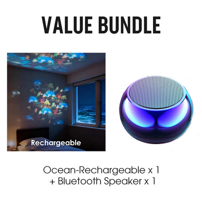 Dynamic Rotating LED Projector Light