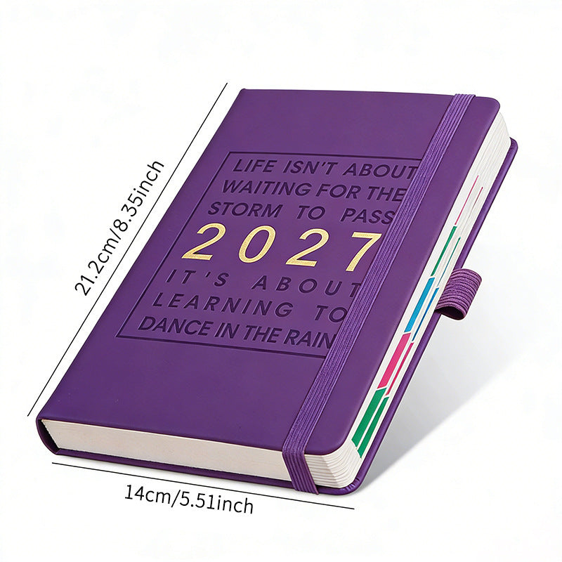 📅 50% DI SCONTO ORA! 📓 Taccuino calendario 2027 – Formato A5, una pagina al giorno con date stampate – Ideale per annotazioni giornaliere e consultazioni future ✨