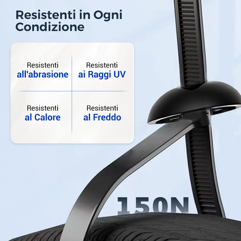 Fibbia universale per fascette in nylon (50% di sconto）