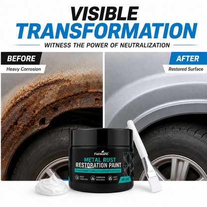 🛡️50% OFF NOW! Metal Rust Restoration Paint Paste‑Anti-Corrosion Rust Converter Coating, Restores & Protects Rusted Metal for Car Frames, Gates, Railings & Tools