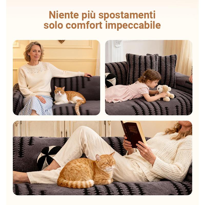 📢📢Sconto del 50%!!! ✨Copridivano morbido e antiscivolo in peluche