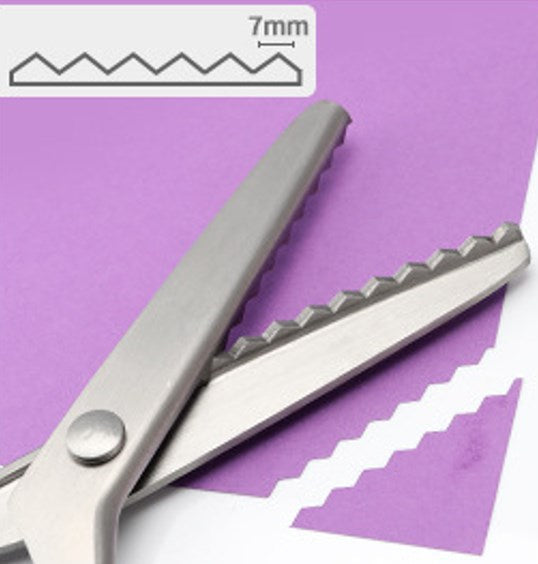 ✂️ Risparmi il 50%! 🧵 Forbici da cucito seghettate – Super affilate, tagli a zigzag e impugnatura confortevole ✨
