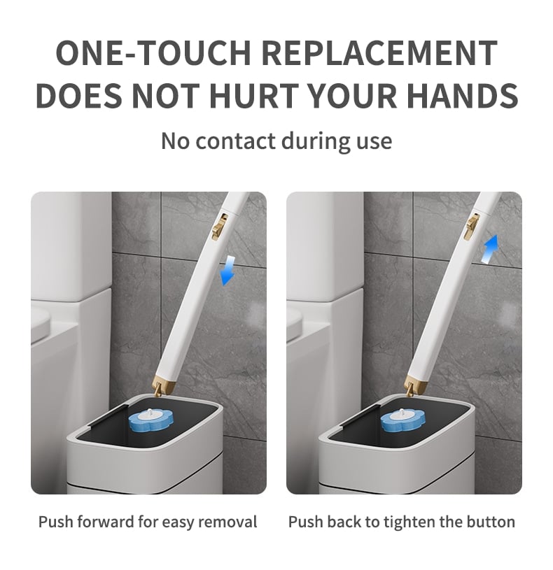 🔥SALDI DI CAPODANNO!!⚡OLTRE 50.000 PEZZI VENDUTI!🚽💦Set innovativo di spazzole per WC usa e getta da fissare alla parete✨