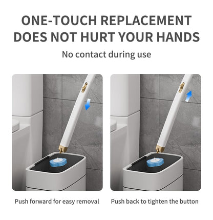 🔥SALDI DI CAPODANNO!!⚡OLTRE 50.000 PEZZI VENDUTI!🚽💦Set innovativo di spazzole per WC usa e getta da fissare alla parete✨