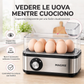 🔥 -50% Oggi: Cuociuova Elettrico Multifunzione con Coperchio Trasparente – Per uova sode, in camicia e frittate, spegnimento automatico e design compatto.