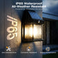 💡 SCONTO DEL 50% ORA! Lampada solare da parete con sensore di movimento, lanterna impermeabile IP65, 3 modalità di illuminazione, accensione e spegnimento automatici, luce calda e luminosa per giardino, patio, portico e vialetti