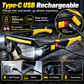 ✨Torcia frontale LED ricaricabile stile occhiali