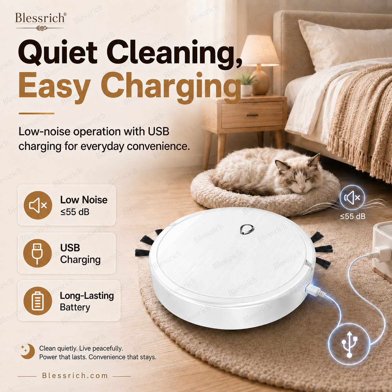 SmartSweep™ 3‑in‑1 Robot Cleaner