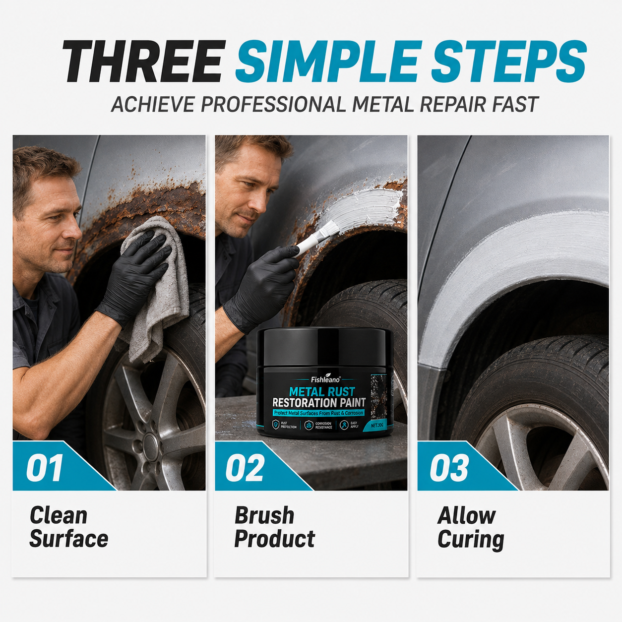 🛡️50% OFF NOW! Metal Rust Restoration Paint Paste‑Anti-Corrosion Rust Converter Coating, Restores & Protects Rusted Metal for Car Frames, Gates, Railings & Tools