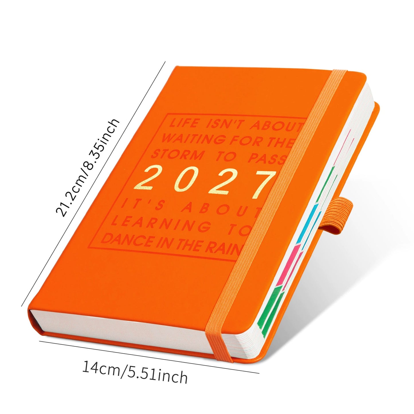 📅 50% DI SCONTO ORA! 📓 Taccuino calendario 2027 – Formato A5, una pagina al giorno con date stampate – Ideale per annotazioni giornaliere e consultazioni future ✨