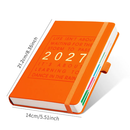 📅 50% DI SCONTO ORA! 📓 Taccuino calendario 2027 – Formato A5, una pagina al giorno con date stampate – Ideale per annotazioni giornaliere e consultazioni future ✨