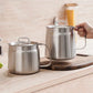 ⏳🔥 SCONTO 50% OFFERTA LIMITATA! ⏰ Contenitore 2 in 1 in acciaio inox 304 | Filtra e conserva l’olio senza sforzo ✨