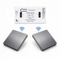 Kit interruttore luce wireless senza fili | Interruttore da muro autoadesivo con ricevitore, senza forature, ideale per affitti, comodini e corridoi