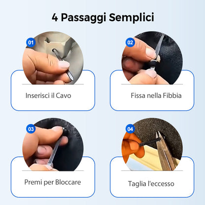 Fibbia universale per fascette in nylon (50% di sconto）
