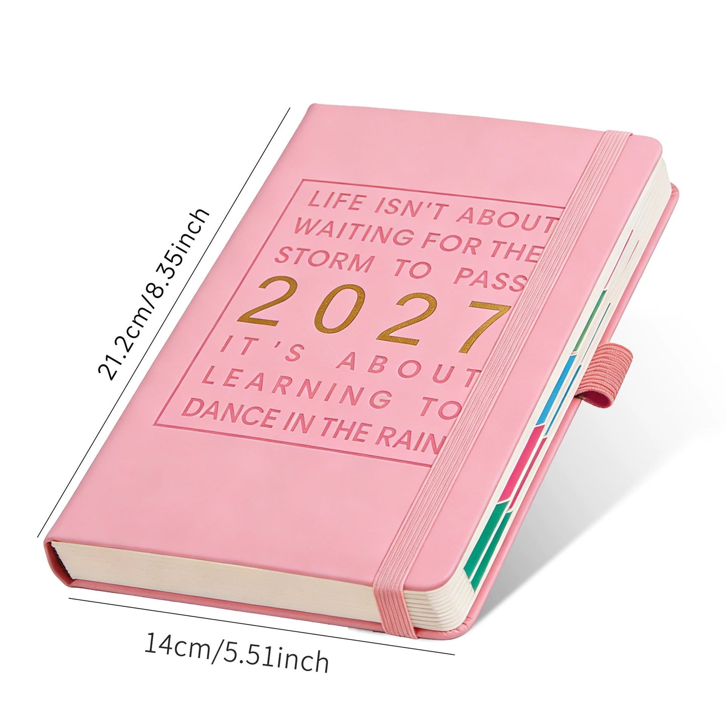 📅 50% DI SCONTO ORA! 📓 Taccuino calendario 2027 – Formato A5, una pagina al giorno con date stampate – Ideale per annotazioni giornaliere e consultazioni future ✨