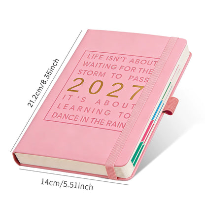 📅 50% DI SCONTO ORA! 📓 Taccuino calendario 2027 – Formato A5, una pagina al giorno con date stampate – Ideale per annotazioni giornaliere e consultazioni future ✨