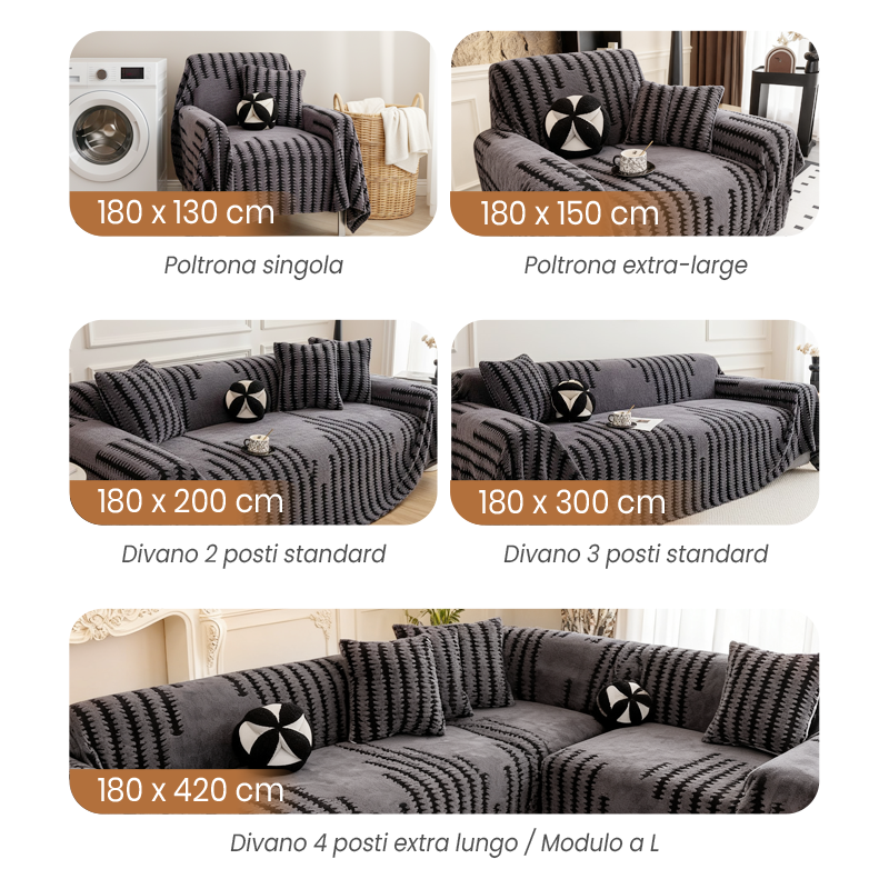 📢📢Sconto del 50%!!! ✨Copridivano morbido e antiscivolo in peluche