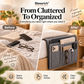 ⏰🔥OFFERTA A TEMPO LIMITATO: 50% DI SCONTO!💞Organizer da comodino – Conservazione intelligente senza comodino