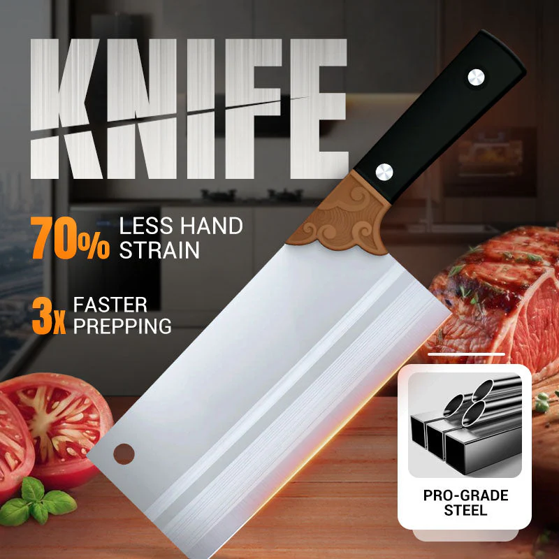 🔪🥬 Coltello da cucina forgiato in acciaio inossidabile di alta qualità
