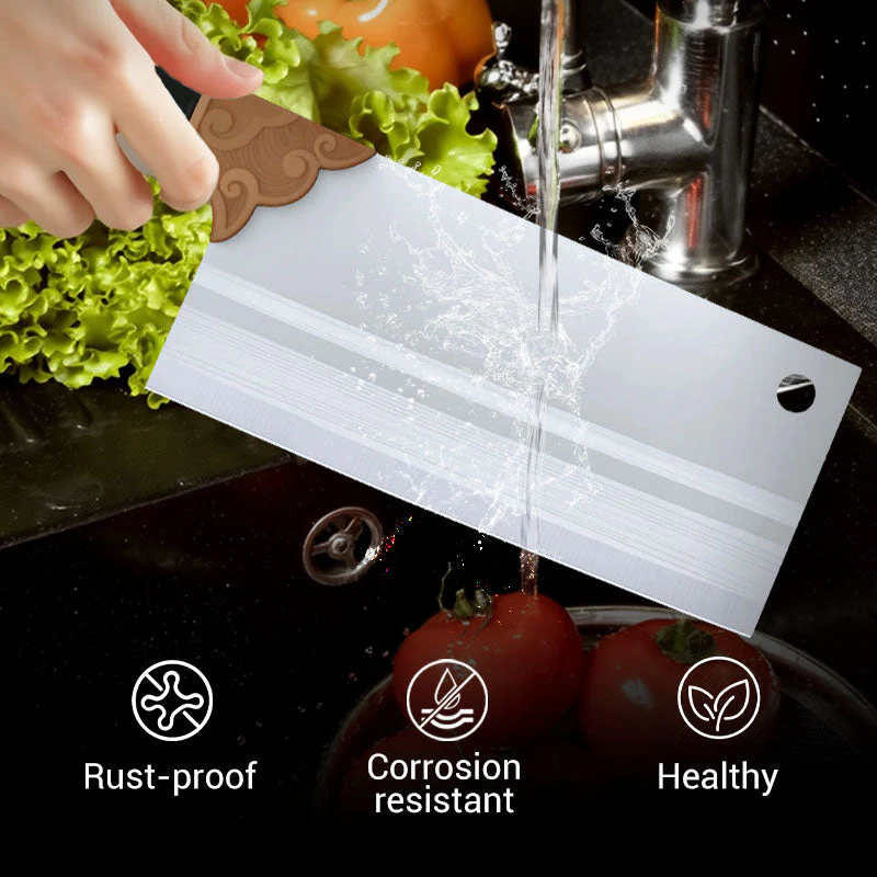 🔪🥬 Coltello da cucina forgiato in acciaio inossidabile di alta qualità