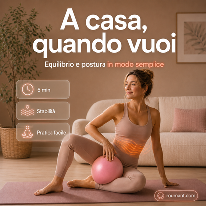 📢📢Sconto del 50%!!🧘‍♀️Palla da pilates anti-scoppio da 25 cm con pompa