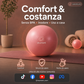📢📢Sconto del 50%!!🧘‍♀️Palla da pilates anti-scoppio da 25 cm con pompa