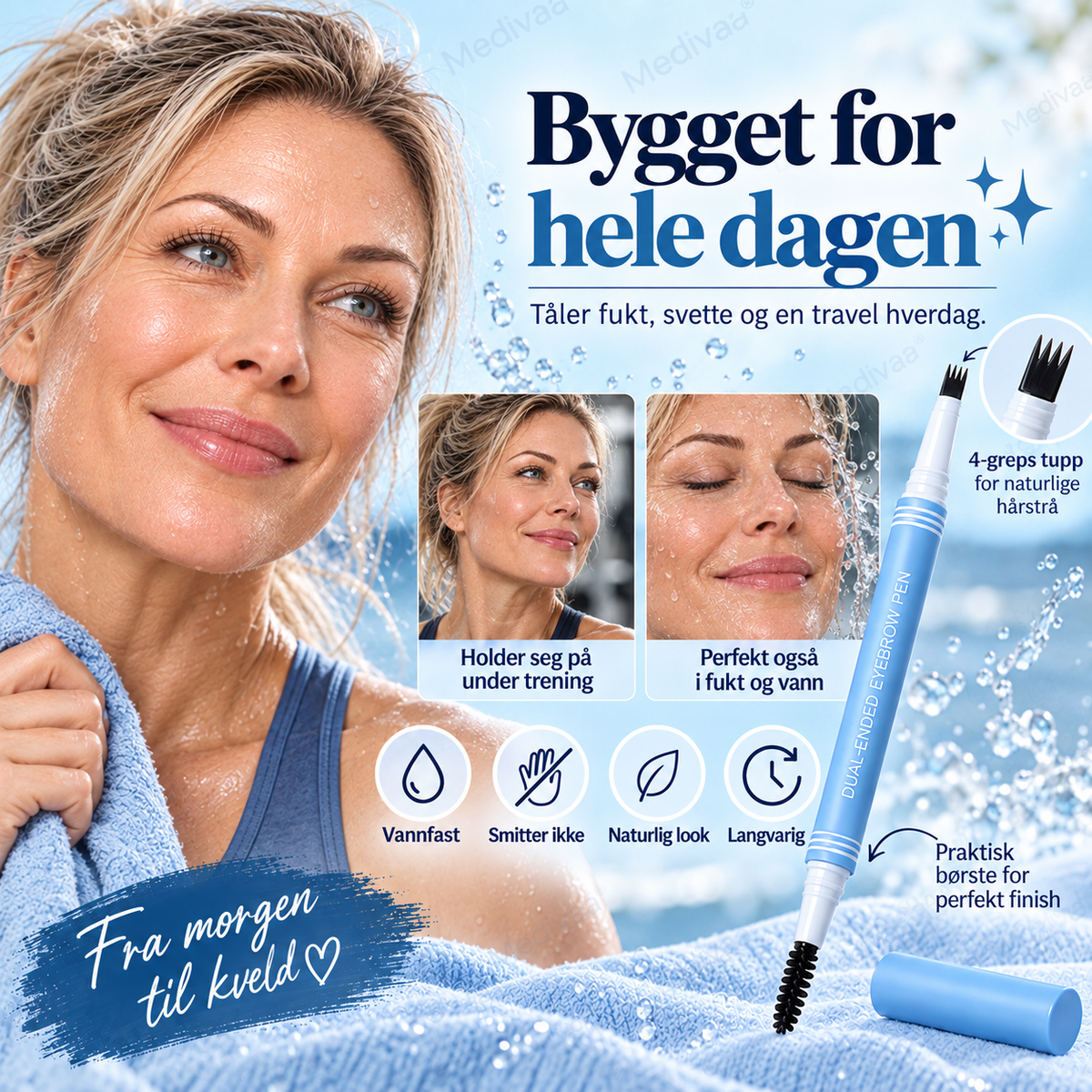 ⏰🔥OFFERTA A TEMPO LIMITATO: Acquista 1 ricevi 1 gratis!🌿✨ Dì addio alle sopracciglia sottili e irregolari – penna microblading 3D a doppia punta per risultati naturali e di lunga durata! ✨