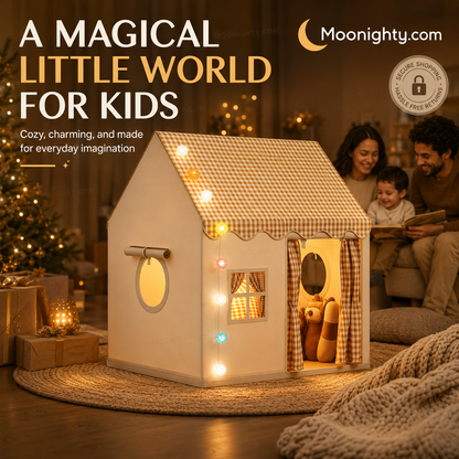 🏡 OLTRE 50.000 VENDUTI – TENDA DA GIOCO PER BAMBINI A FORMA DI CASA – Spazio di Gioco Personale per i Bambini ✨