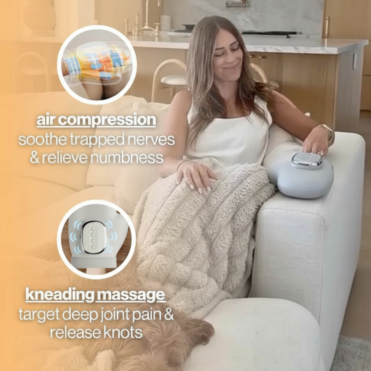 Massaggiatore per mani riscaldato senza fili con compressione ad aria – La tua spa per le mani a casa