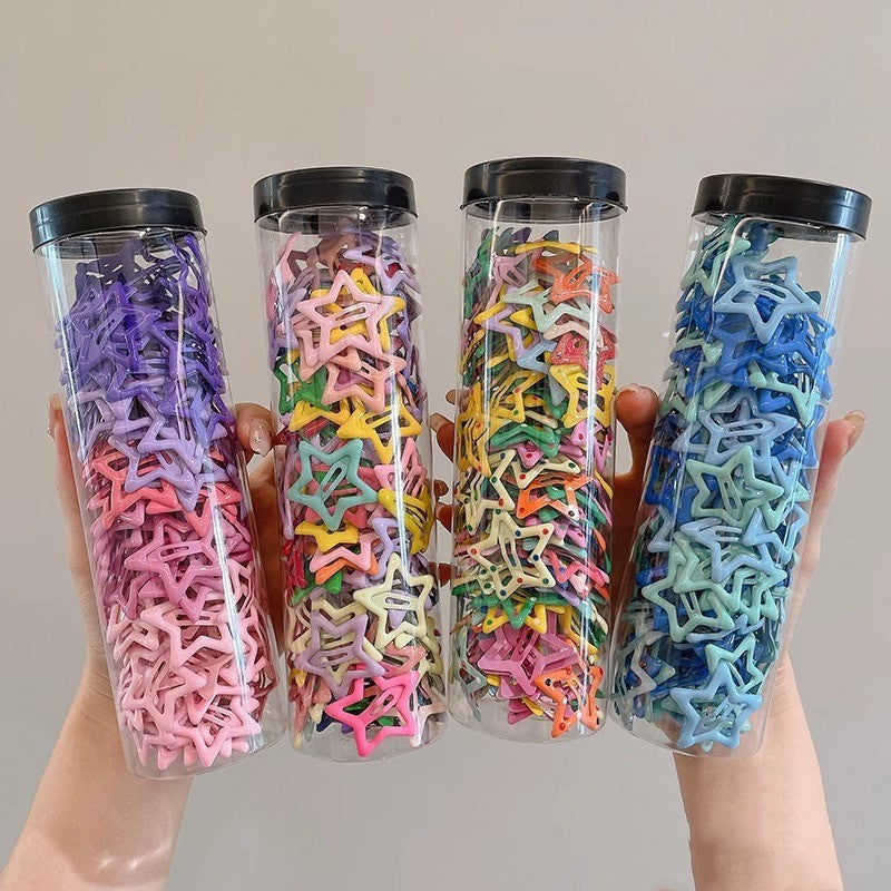 ✨Mollette per capelli a stelle colorate – Accessori per capelli pastello dolci per donne e ragazze🌸