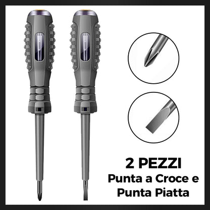 🔥Rilevatore di elettricità per cacciavite magnetico potente a coppia elevata 2 in 1