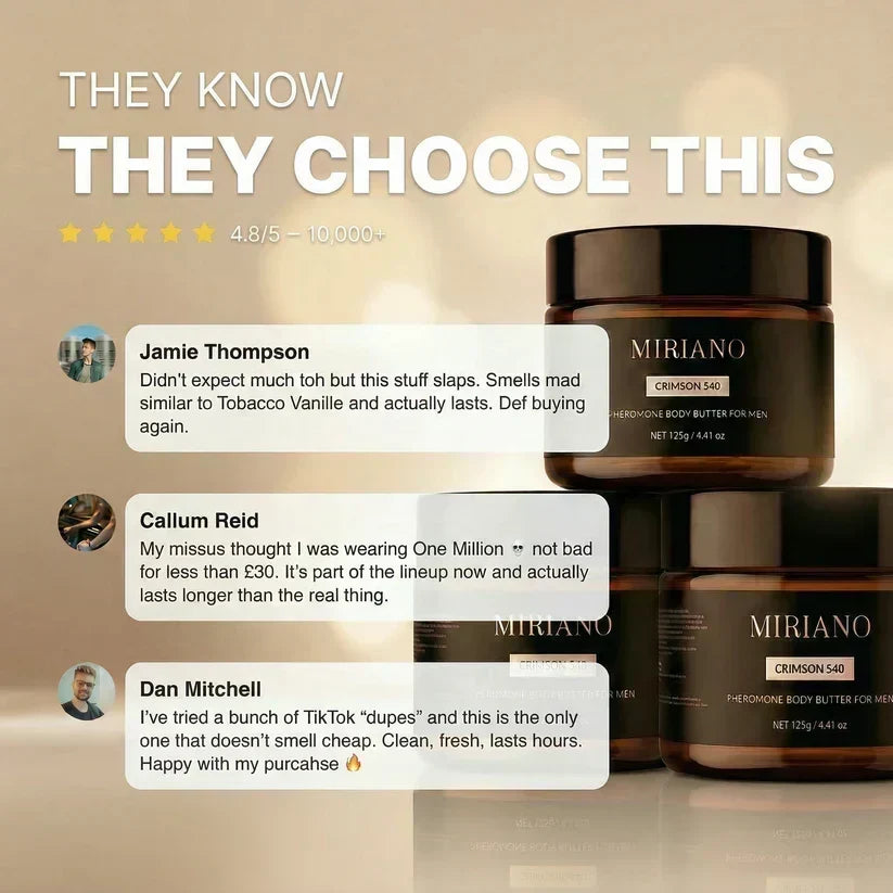 Crema Corpo Uomo Profumata Feromone di Lusso