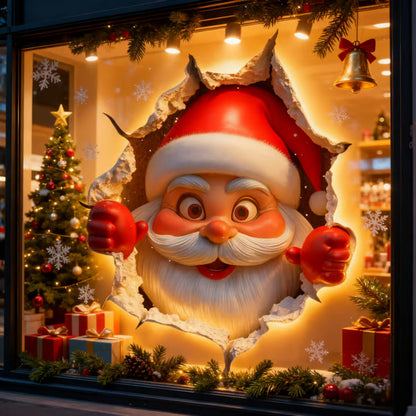 🎄Saldi natalizi 50% di sconto 🎅 Adesivi murali natalizi creativi