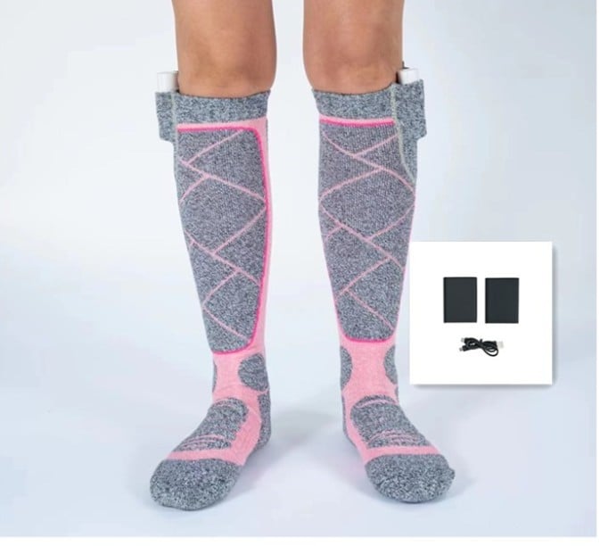 🥳PROMO 2026🥳💞Oltre 50.000 venduti! 🔥🧦 SCONTO DEL 50%! Calze riscaldanti ricaricabili – riscaldamento rapido in fibra di carbonio, batteria da 6000 mAh fino a 9 ore. Ideali per sci, escursioni e inverno! 🛡️✅