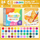 Pennarelli Magic Glitter Contorno – Penne artistiche bicolore a doppia punta
