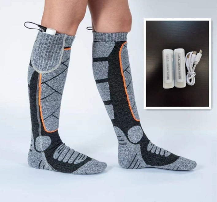 🥳PROMO 2026🥳💞Oltre 50.000 venduti! 🔥🧦 SCONTO DEL 50%! Calze riscaldanti ricaricabili – riscaldamento rapido in fibra di carbonio, batteria da 6000 mAh fino a 9 ore. Ideali per sci, escursioni e inverno! 🛡️✅