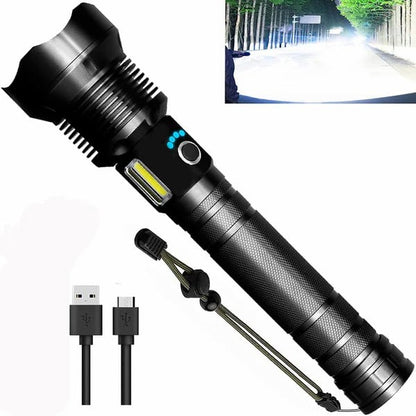 Torcia laser tattica ricaricabile a LED 16000 lumen ad alta intensità