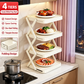 🍽️ SCONTO DEL 50% ORA! 📦 Portapiatti a 4 Ripiani – Pieghevole, Stabile e Ottimizza lo Spazio in Cucina