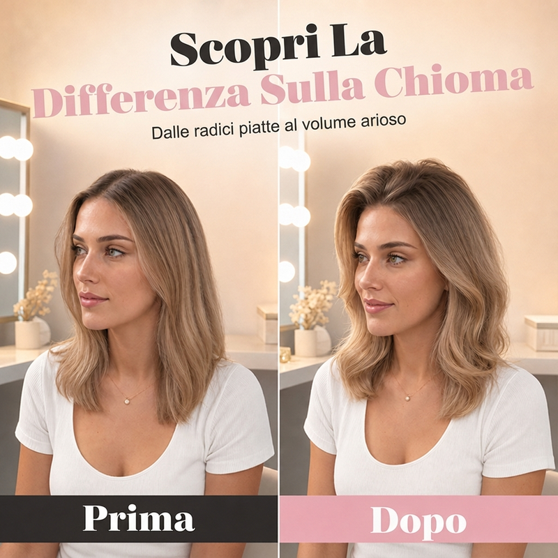 💇‍♀️✨ OFFERTA 50% DI SCONTO! Clip volumizzante per radici senza fili per donna – più volume, acconciatura semplice e risultato da salone a casa 💖🔥