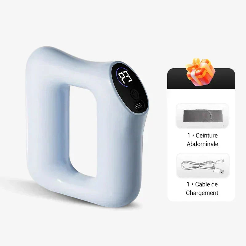 💪🌿 Anello massaggiatore portatile a 5 velocità – Cinghia regolabile, sollievo per i tessuti profondi, alleviamento del dolore muscolare portatile per casa, palestra e viaggi 🌟👑