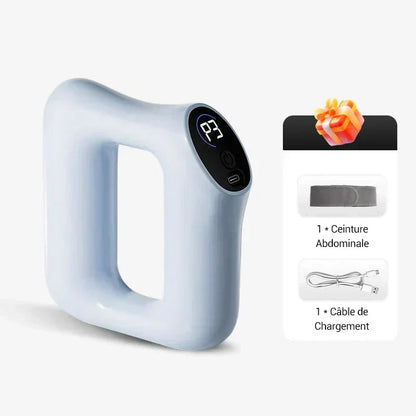 💪🌿 Anello massaggiatore portatile a 5 velocità – Cinghia regolabile, sollievo per i tessuti profondi, alleviamento del dolore muscolare portatile per casa, palestra e viaggi 🌟👑