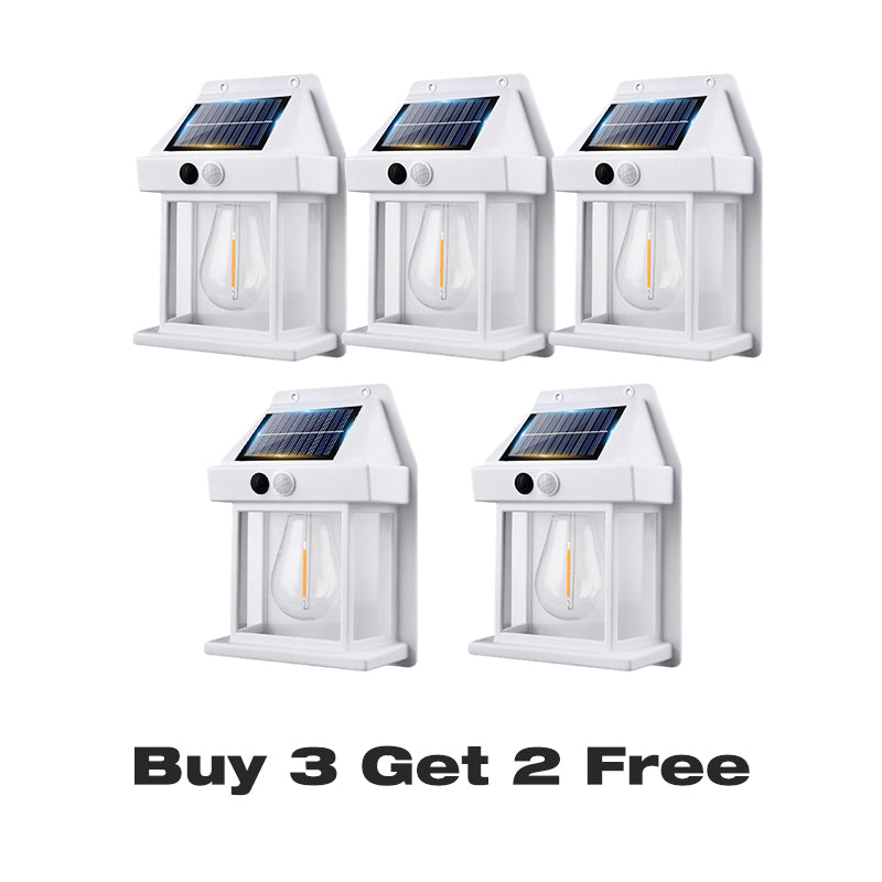 💡 SCONTO DEL 50% ORA! Lampada solare da parete con sensore di movimento, lanterna impermeabile IP65, 3 modalità di illuminazione, accensione e spegnimento automatici, luce calda e luminosa per giardino, patio, portico e vialetti
