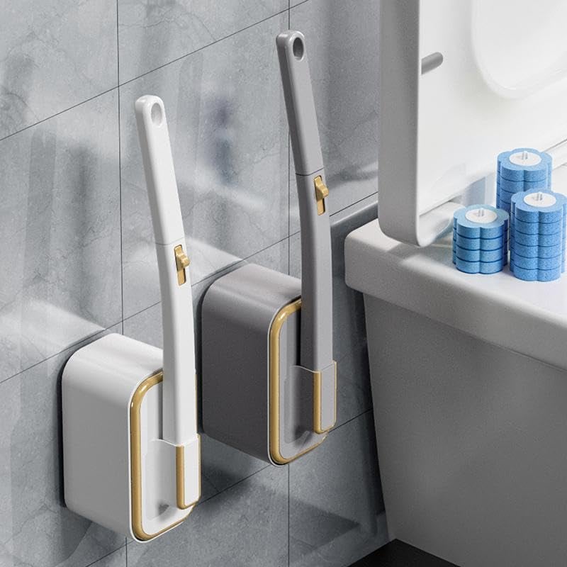 🔥SALDI DI CAPODANNO!!⚡OLTRE 50.000 PEZZI VENDUTI!🚽💦Set innovativo di spazzole per WC usa e getta da fissare alla parete✨