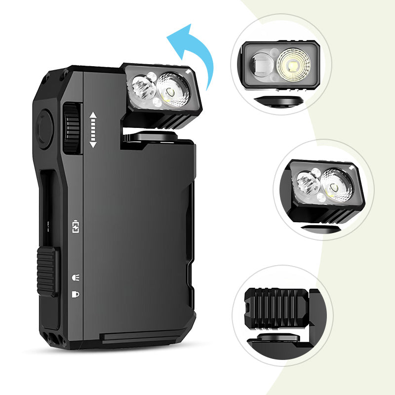 🔦 50% DI SCONTO ADESSO! ✨ Torcia EDC Mini G5 con Testa Rotante - Illuminazione Intelligente Adattiva per Avventure Ultimate 🧭⚡