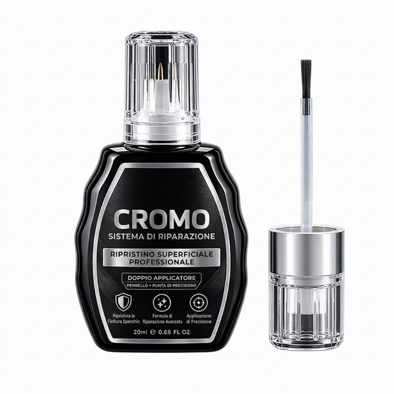 🥳 OFFERTA SPECIALES 2026 ✨🚗 Kit di Restauro per Cromo – Rimuove l'Ossidazione e Ripristina la Finitura Metallica Lucida | Qualità Premium