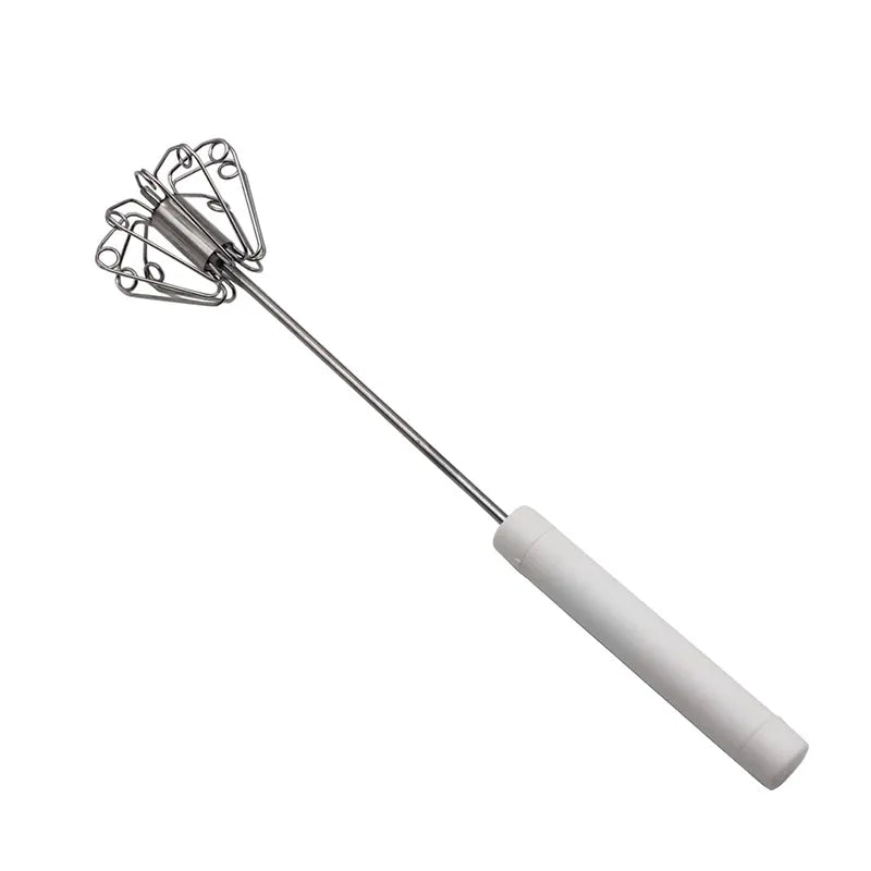 🔥 57% di sconto! 🥚🍳 Frusta a mano semiautomatica in acciaio inox 🔧✨